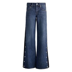 Alice+Olivia Women Flared Leg Denim Jeans